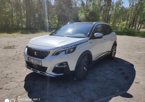 Peugeot 3008 cena 97900 przebieg: 160500, rok produkcji 2017 z Prudnik małe 352